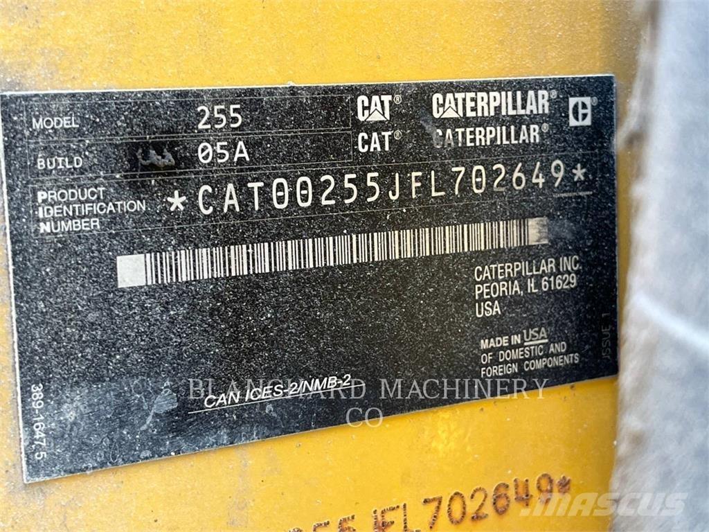 CAT 255 Pásové nakladače