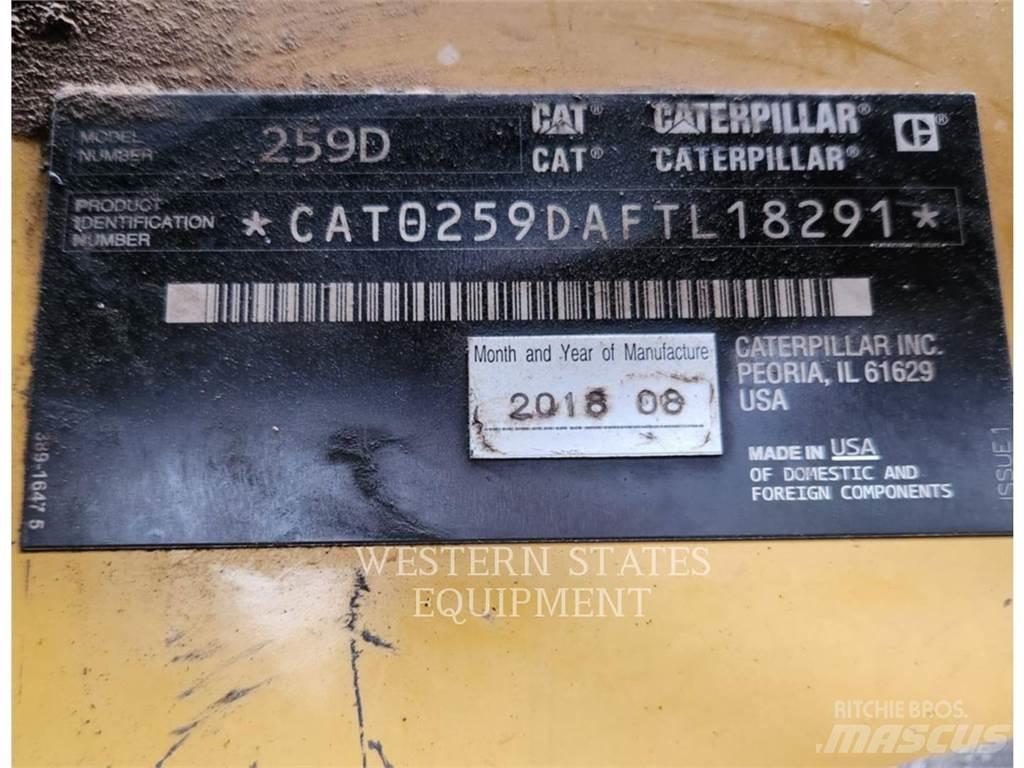 CAT 259D Smykem řízené nakladače