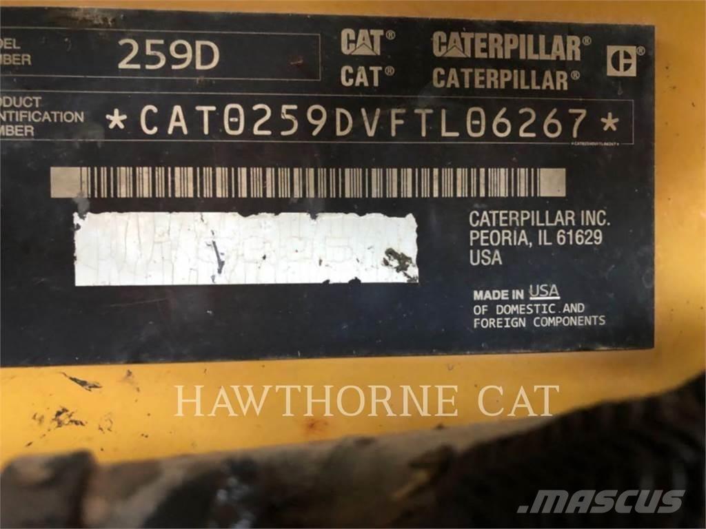 CAT 259D Pásové nakladače