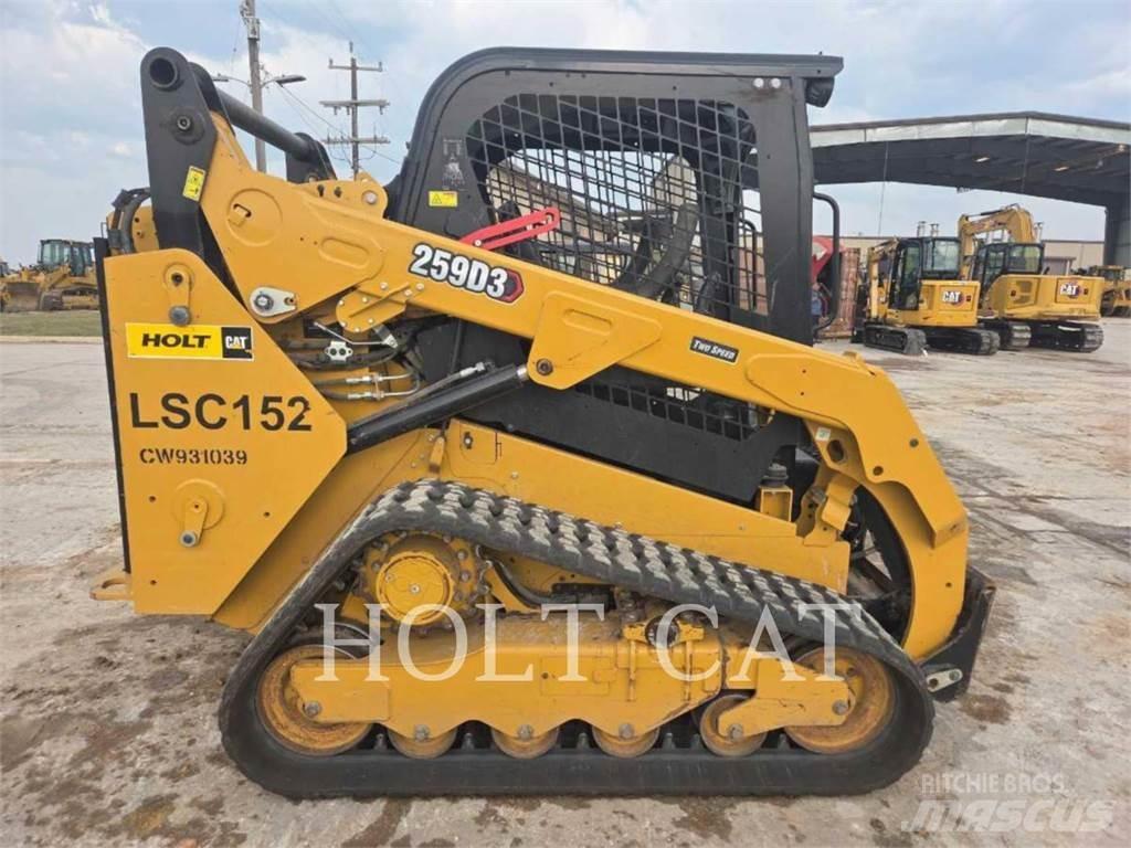 CAT 259D Smykem řízené nakladače