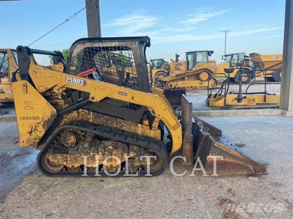 CAT 259D Smykem řízené nakladače