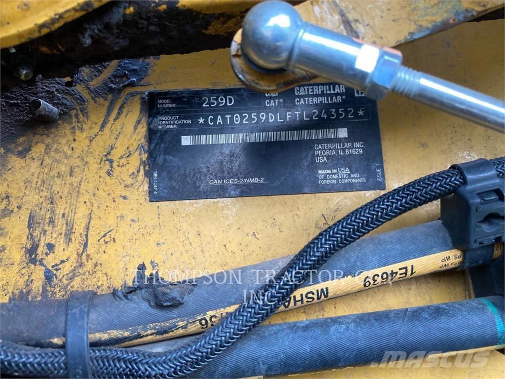 CAT 259D Pásové nakladače