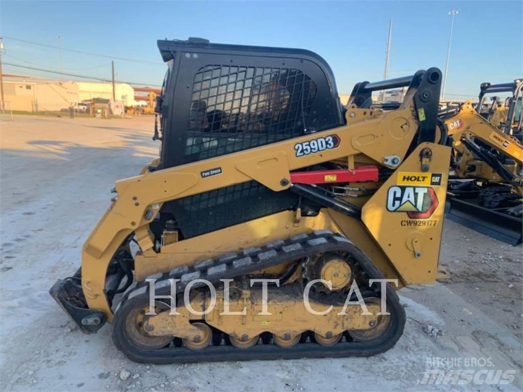 CAT 259D CAB Smykem řízené nakladače