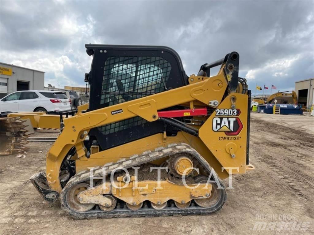 CAT 259D CAB Smykem řízené nakladače