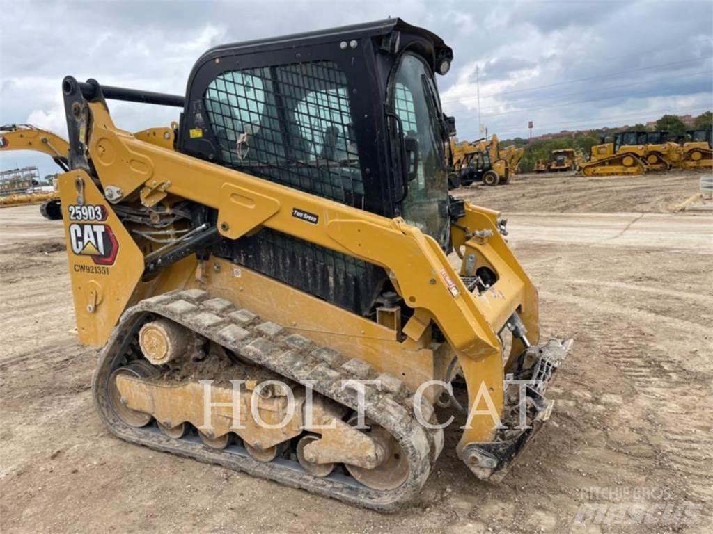CAT 259D CAB Smykem řízené nakladače