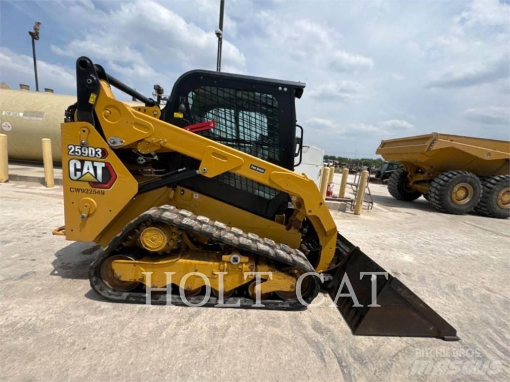 CAT 259D CAB Smykem řízené nakladače