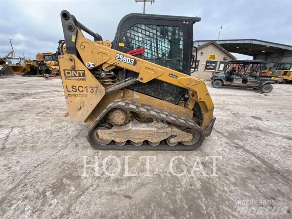 CAT 259D CAB Smykem řízené nakladače