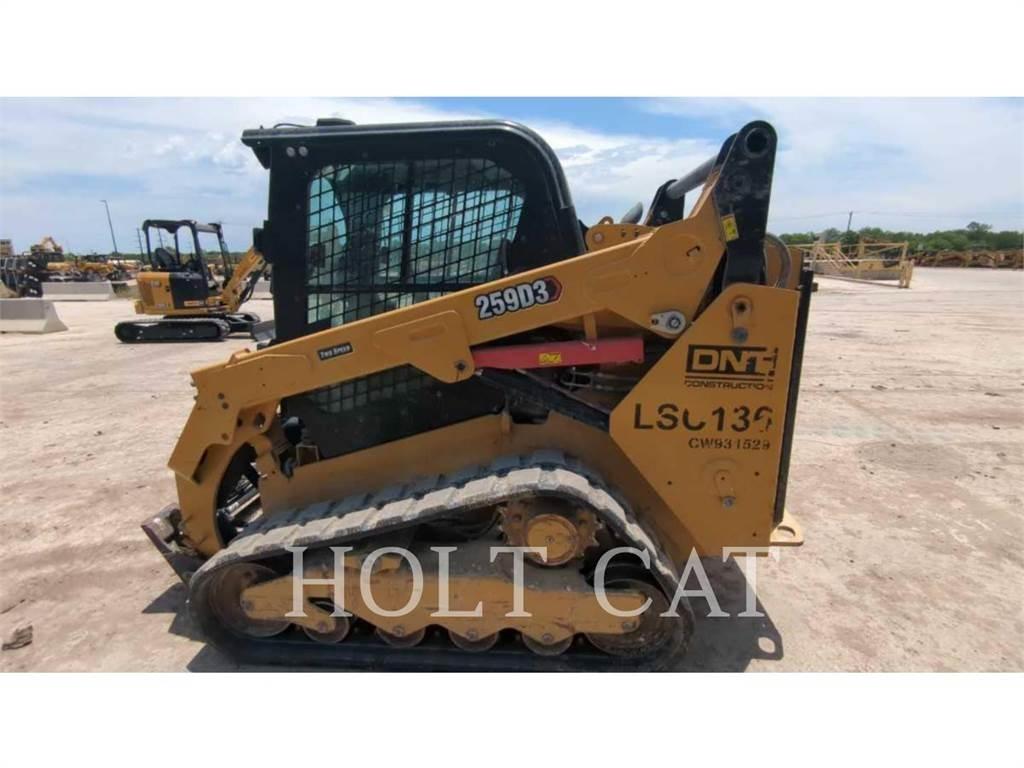 CAT 259D CAB Smykem řízené nakladače