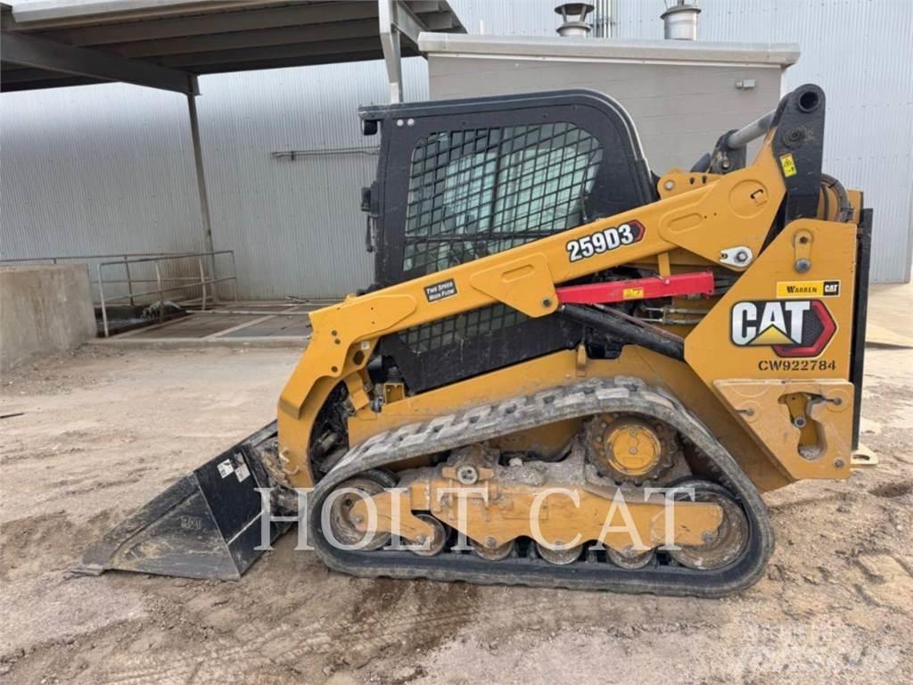CAT 259D3 Smykem řízené nakladače