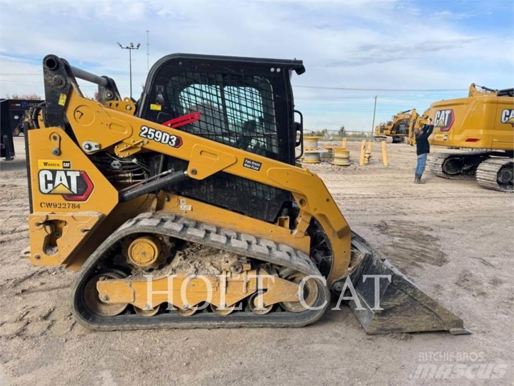 CAT 259D3 Smykem řízené nakladače