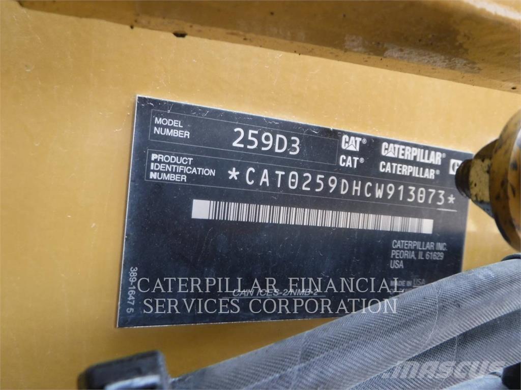 CAT 259D3 Pásové nakladače