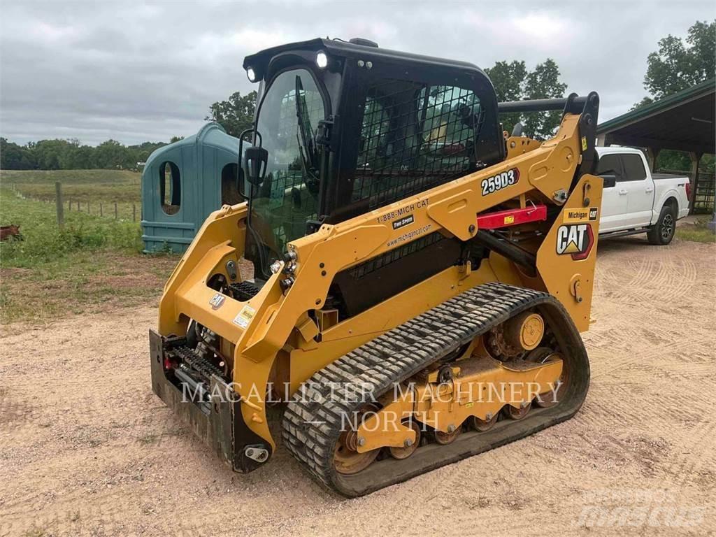 CAT 259D3 AQB Smykem řízené nakladače