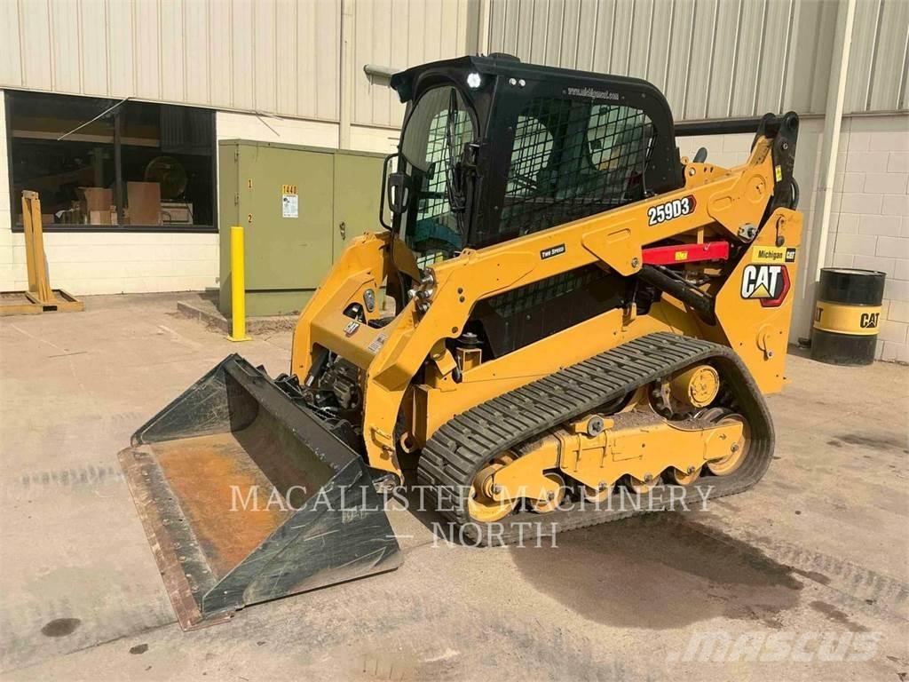 CAT 259D3 AQB Smykem řízené nakladače