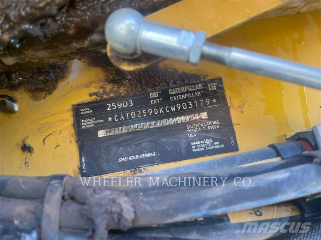 CAT 259D3 C3H2 Pásové nakladače