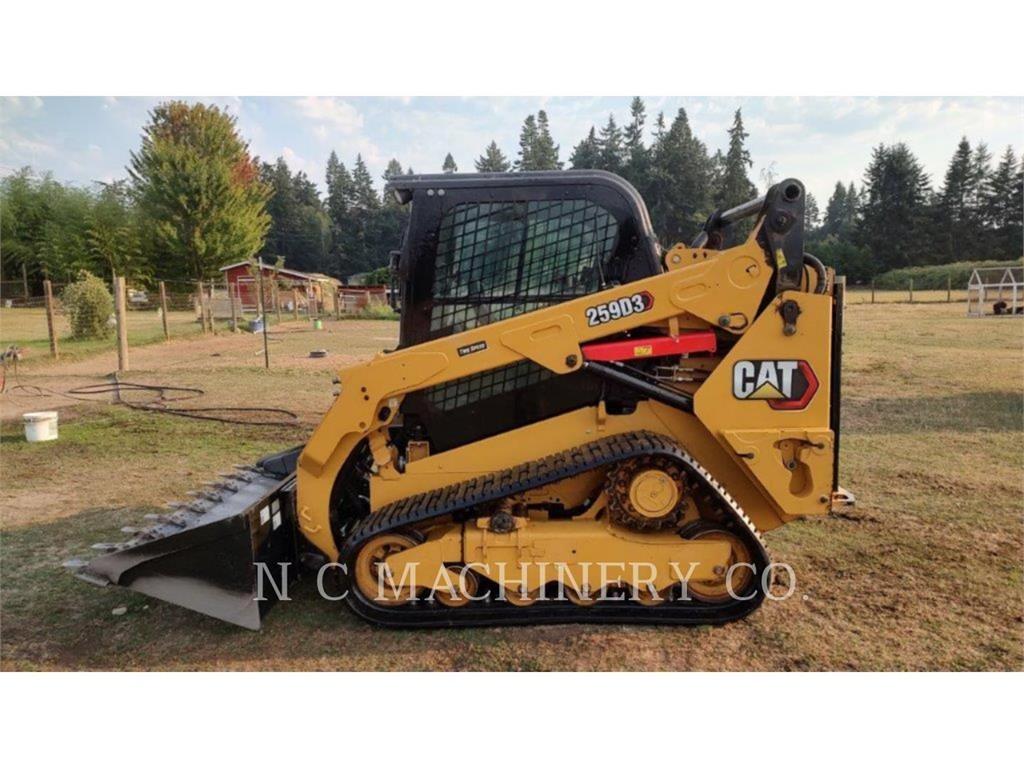 CAT 259D3 H2CB Smykem řízené nakladače