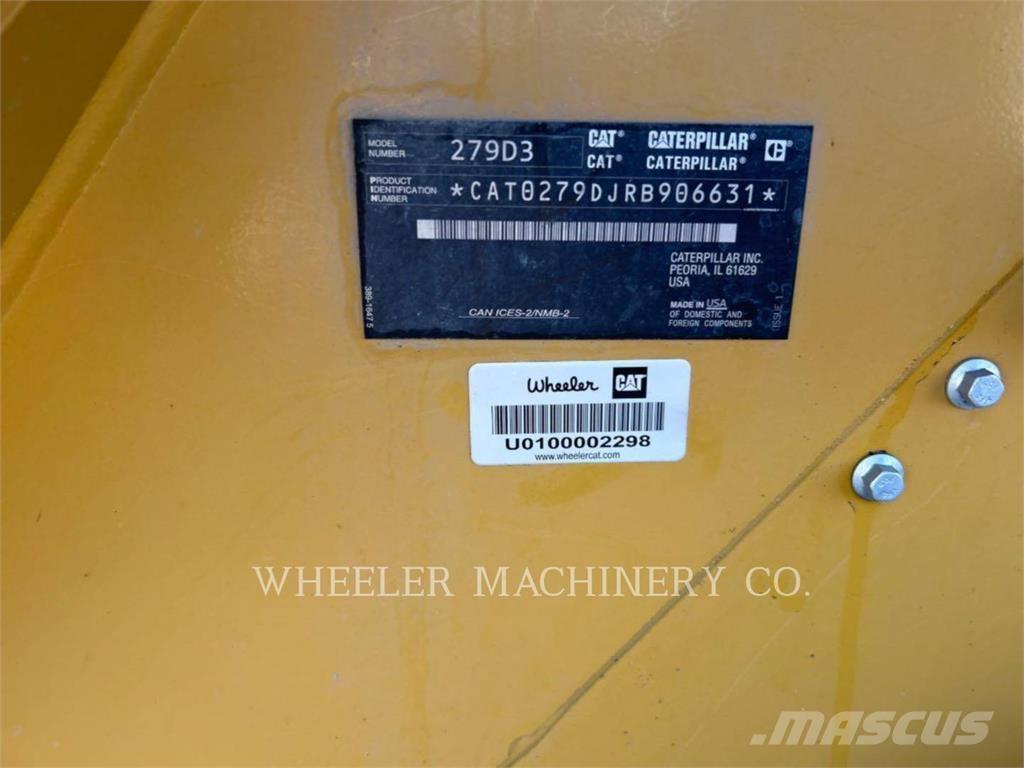CAT 279D3 C3HF Pásové nakladače