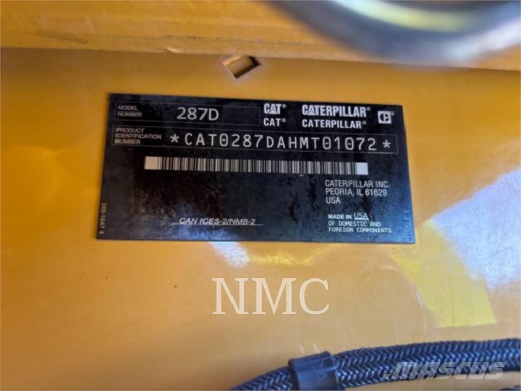 CAT 287D Smykem řízené nakladače