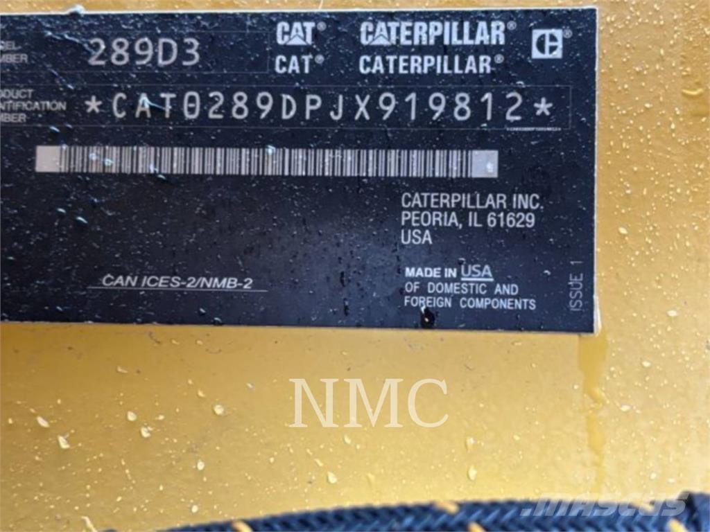 CAT 289D3 Pásové nakladače