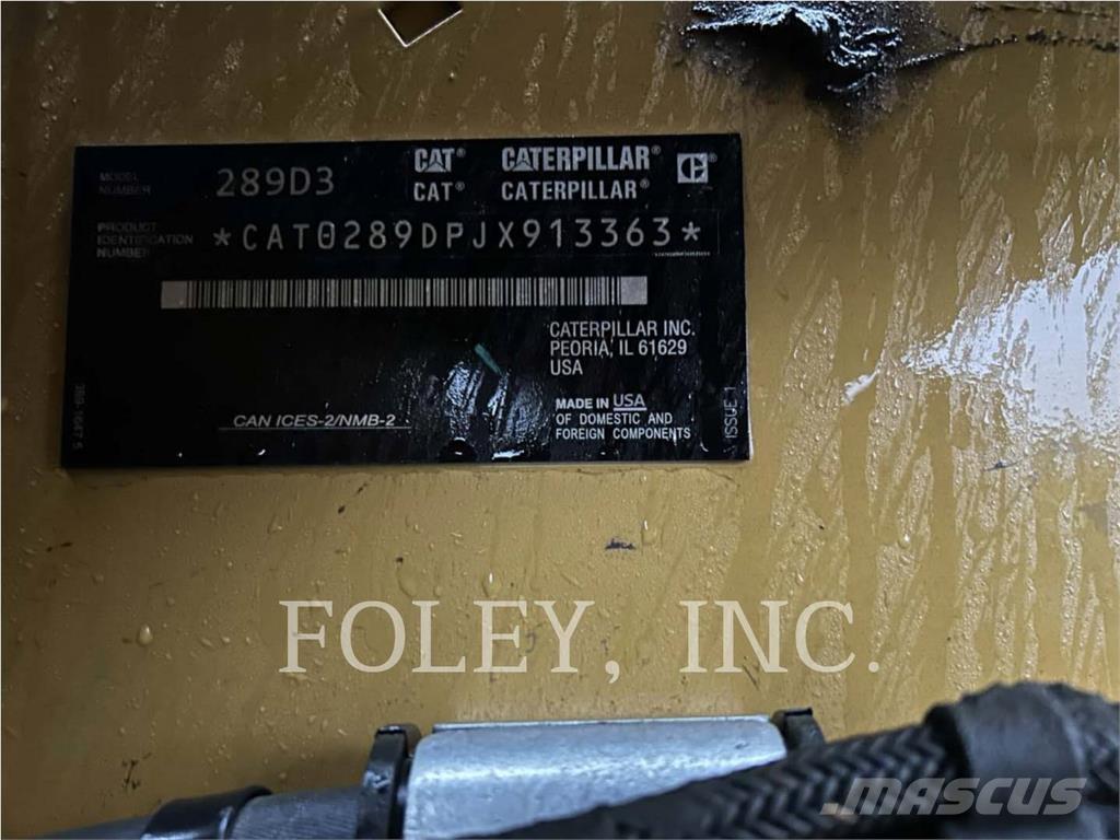 CAT 289D3 Pásové nakladače