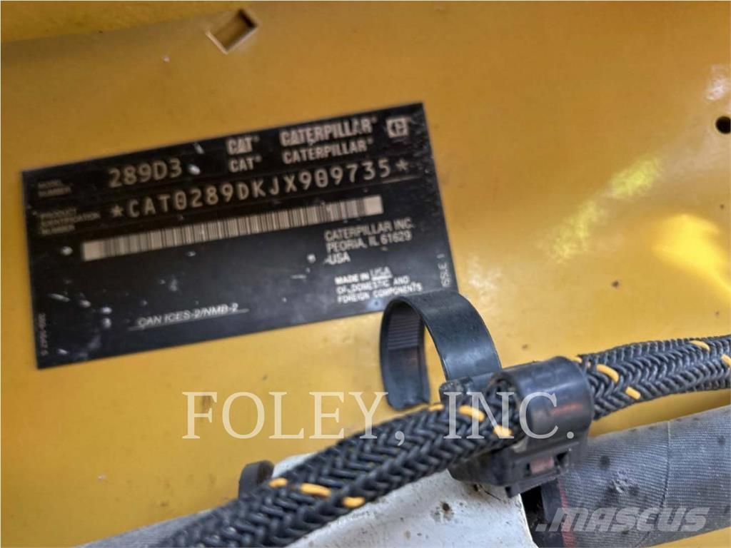 CAT 289D3 Pásové nakladače
