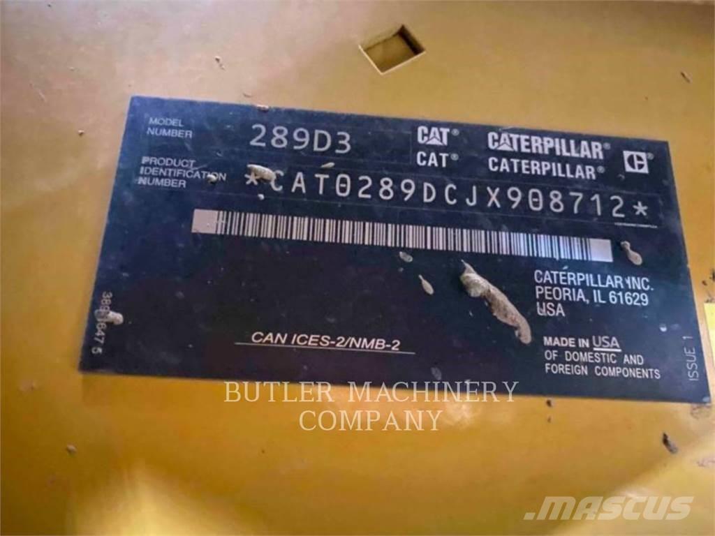 CAT 289D3 C3H3 Pásové nakladače