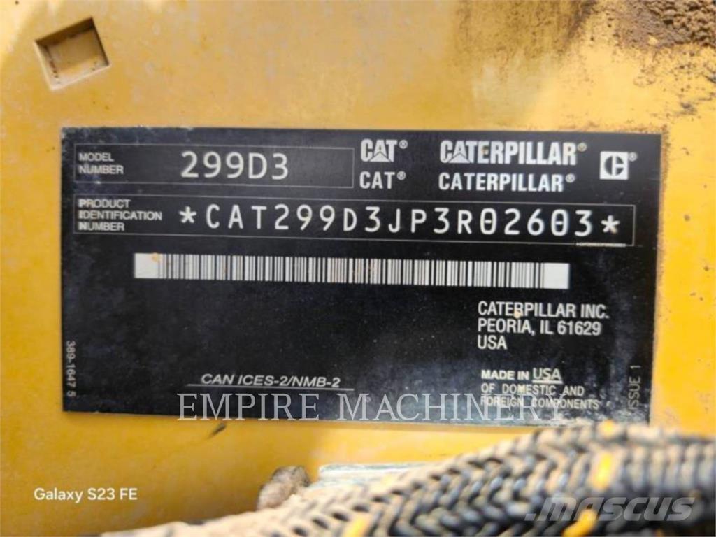 CAT 299D3XPSCA Smykem řízené nakladače