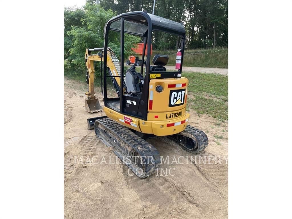 CAT 302.7DCR Pásová rýpadla
