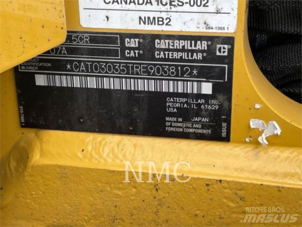 CAT 303.5-07CR Pásová rýpadla