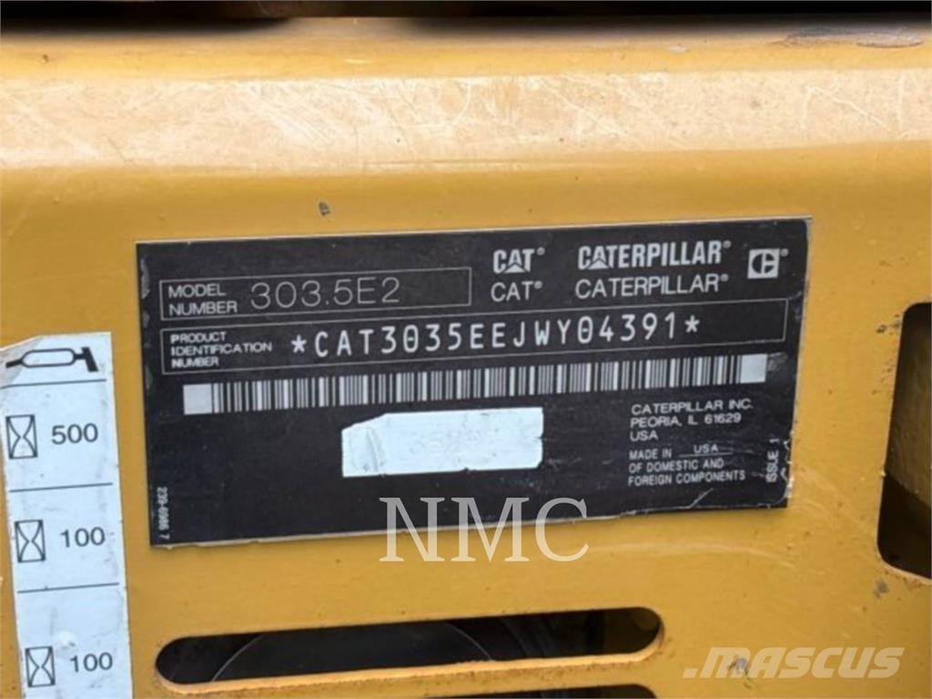 CAT 303.5E2 Pásová rýpadla