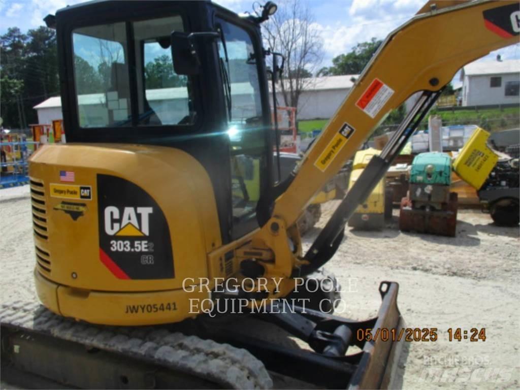CAT 303.5E2CR Pásová rýpadla