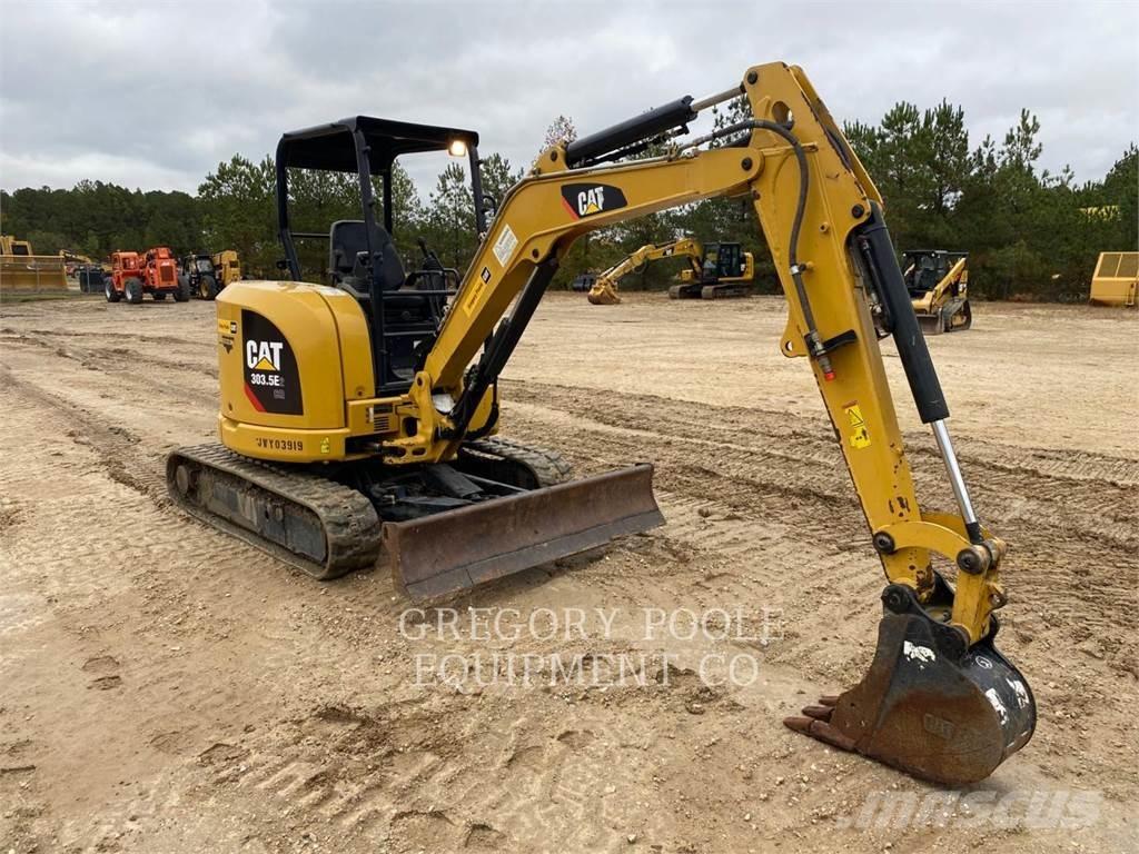 CAT 303.5E2CR Pásová rýpadla