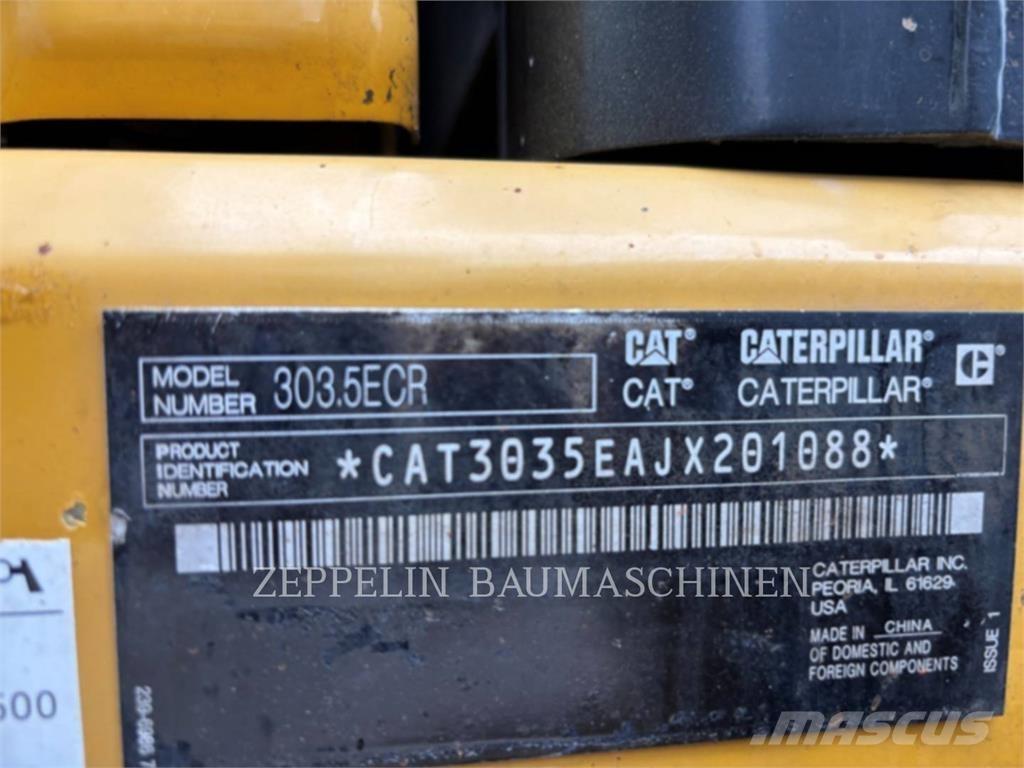 CAT 303.5ECR Pásová rýpadla