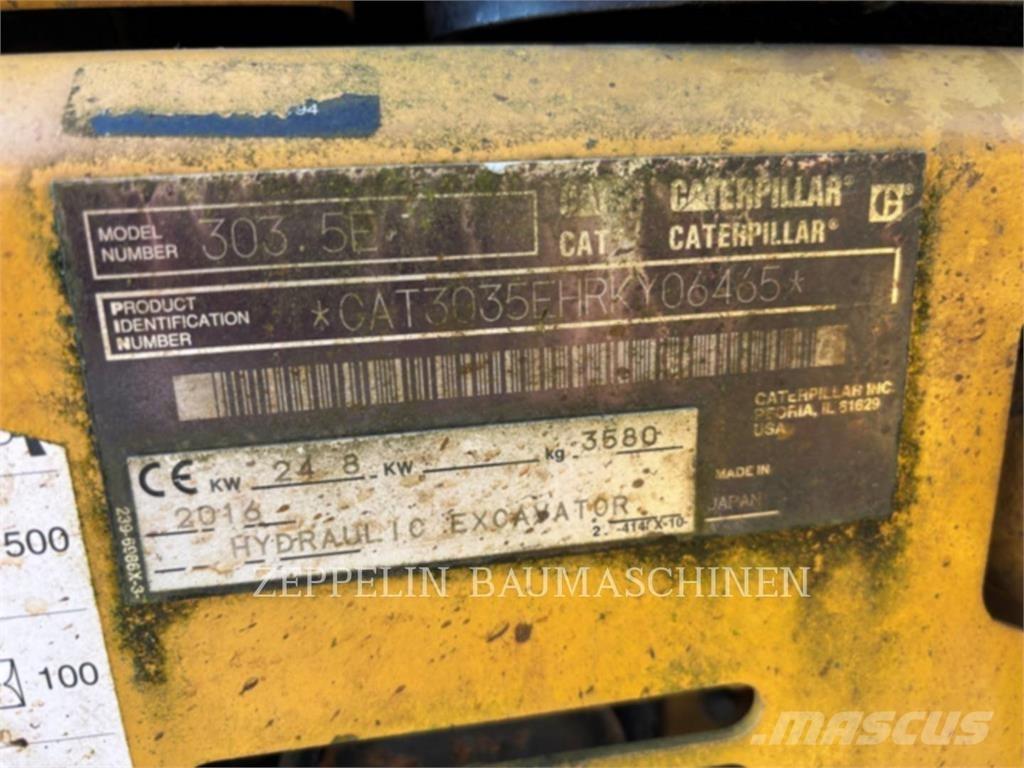 CAT 303.5ECR Pásová rýpadla