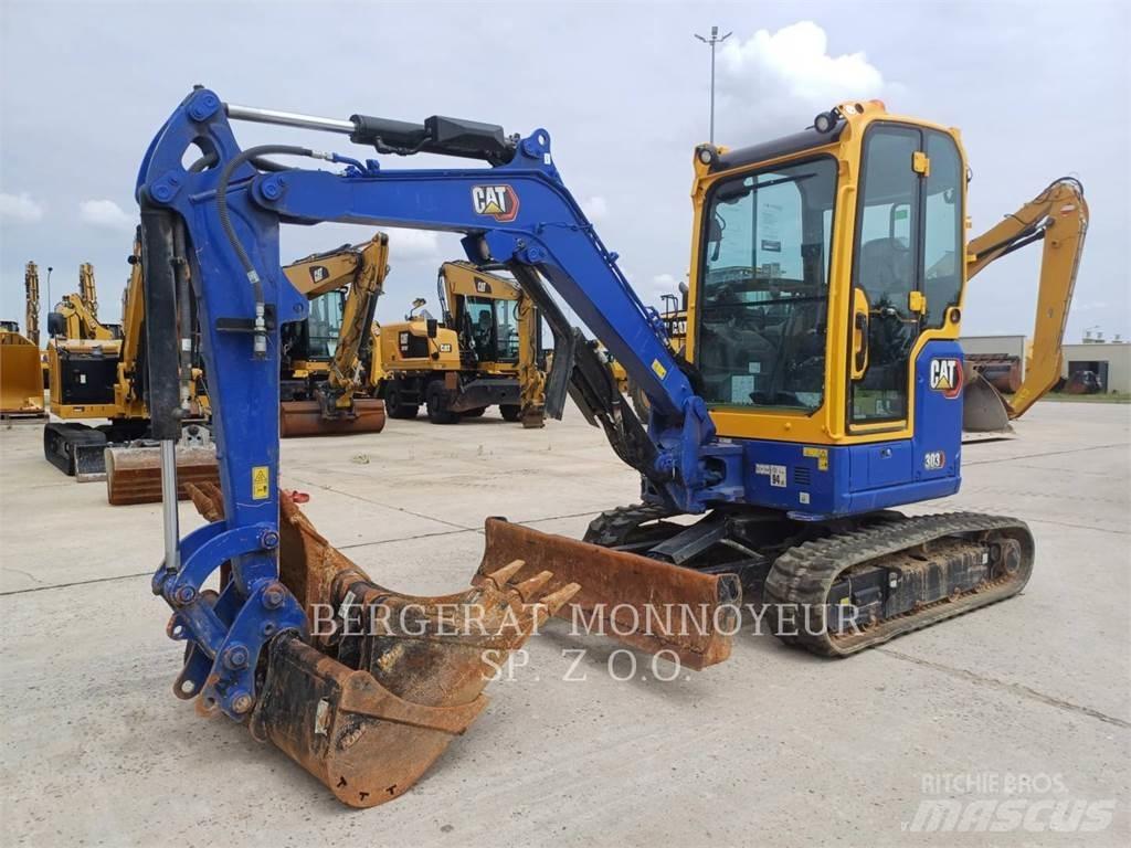 CAT 303 CR Pásová rýpadla