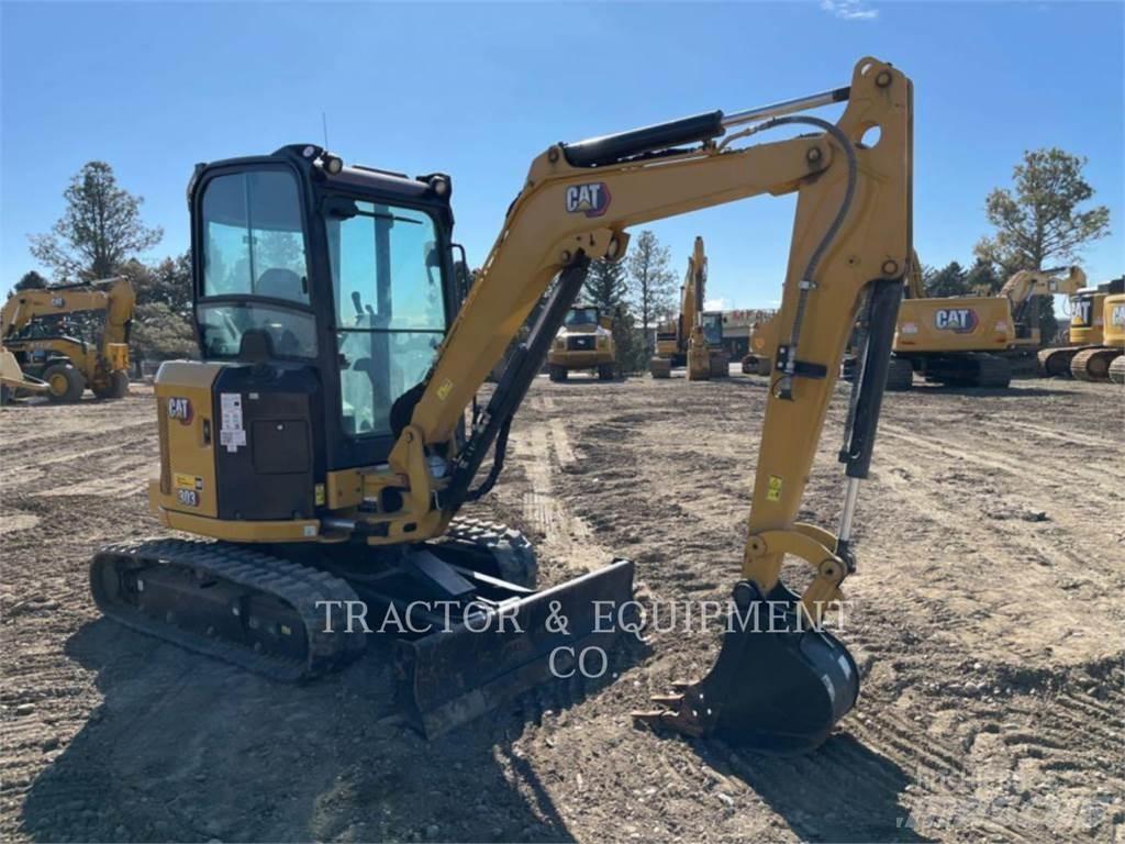 CAT 303 CRCB Pásová rýpadla