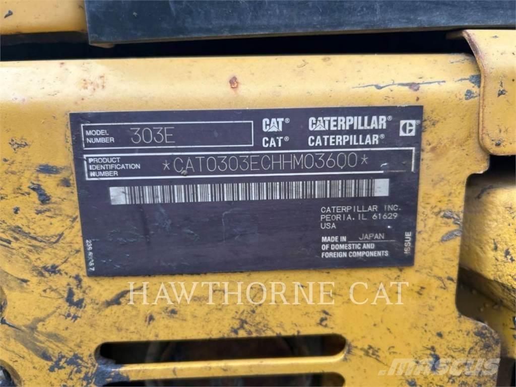 CAT 303E CR Pásová rýpadla