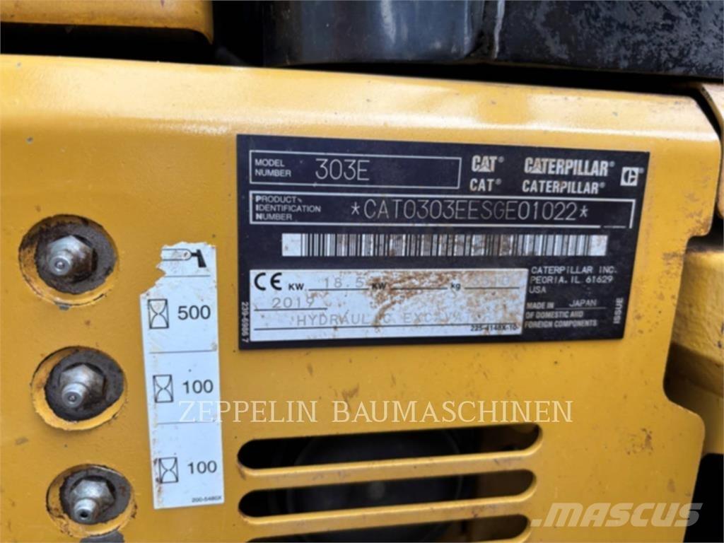 CAT 303ECR Pásová rýpadla