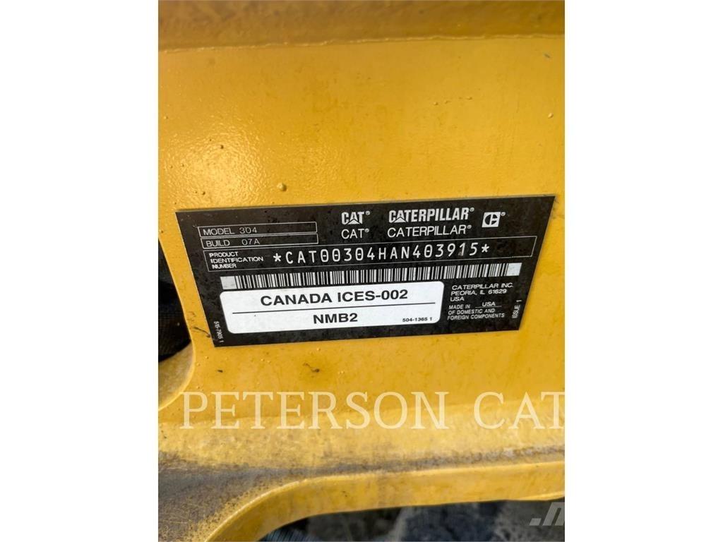 CAT 304 Pásová rýpadla