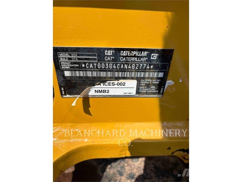 CAT 304 Pásová rýpadla