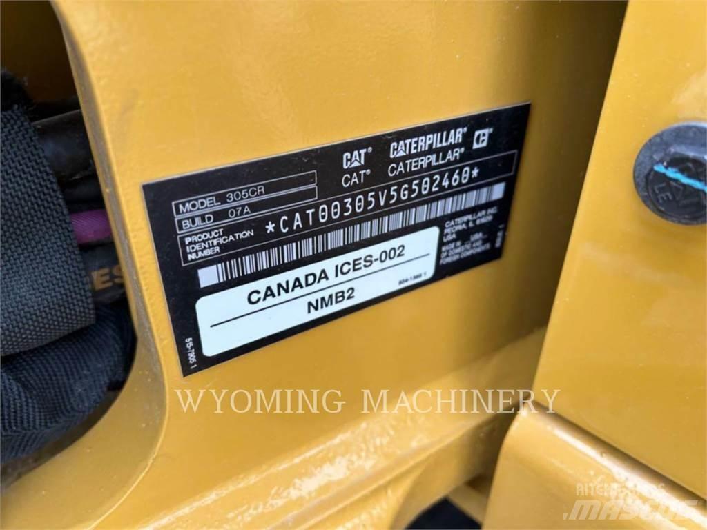CAT 305 Pásová rýpadla