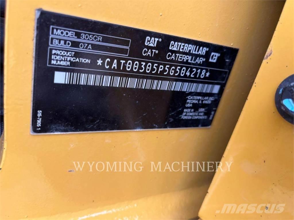 CAT 305 Pásová rýpadla