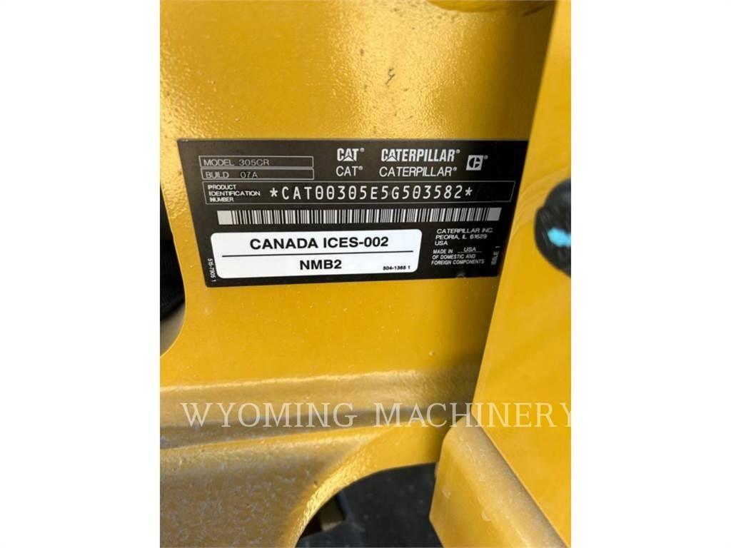 CAT 305-07CR Pásová rýpadla