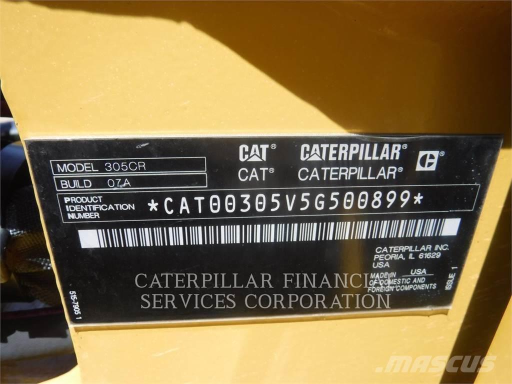 CAT 305-07CR Pásová rýpadla