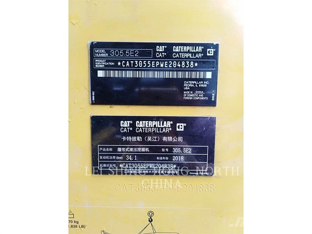 CAT 305.5E2 Pásová rýpadla