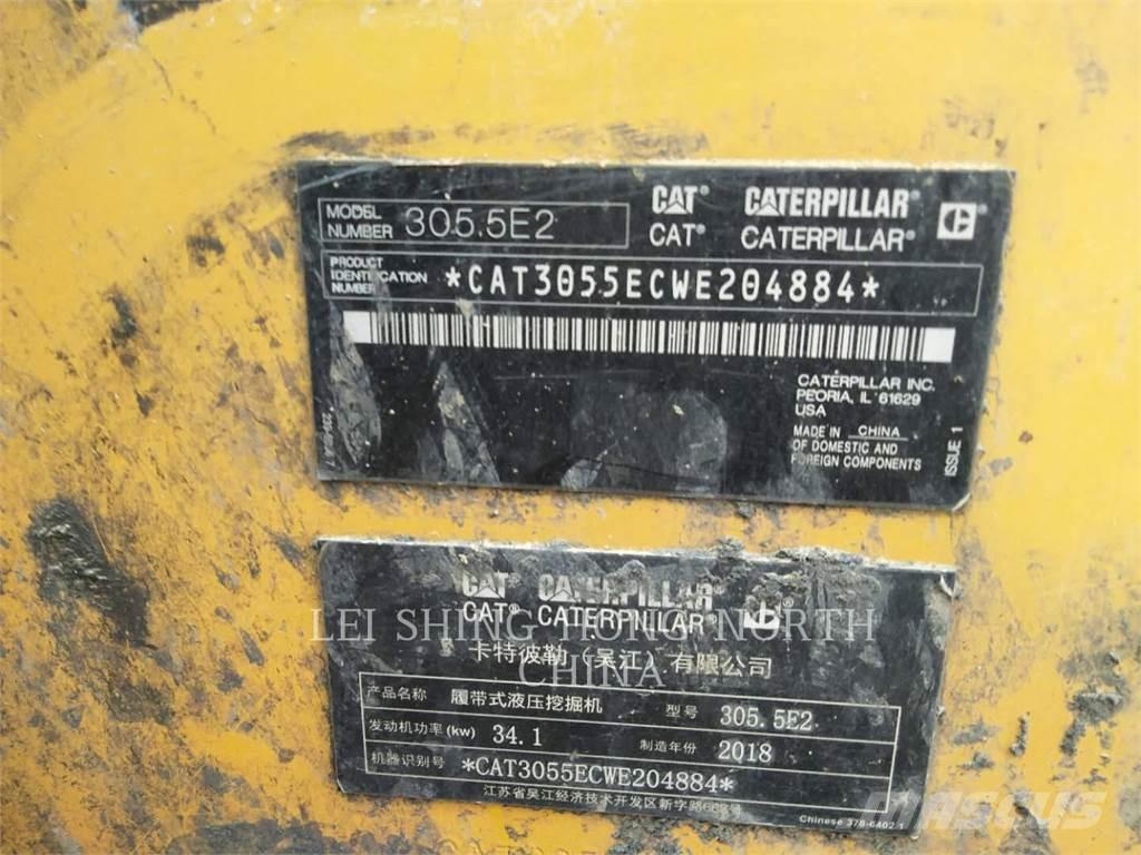 CAT 305.5E2 Pásová rýpadla