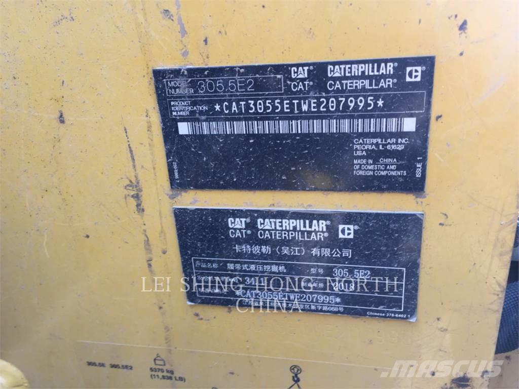 CAT 305.5E2 Pásová rýpadla