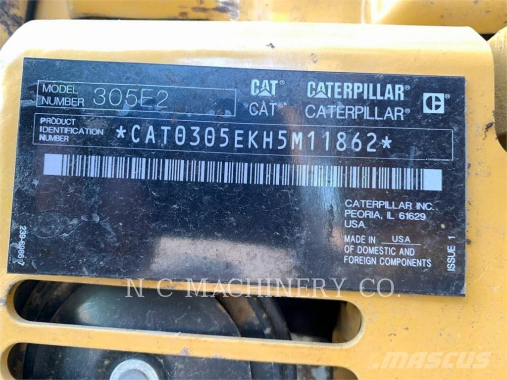 CAT 305E2 CRCB Pásová rýpadla