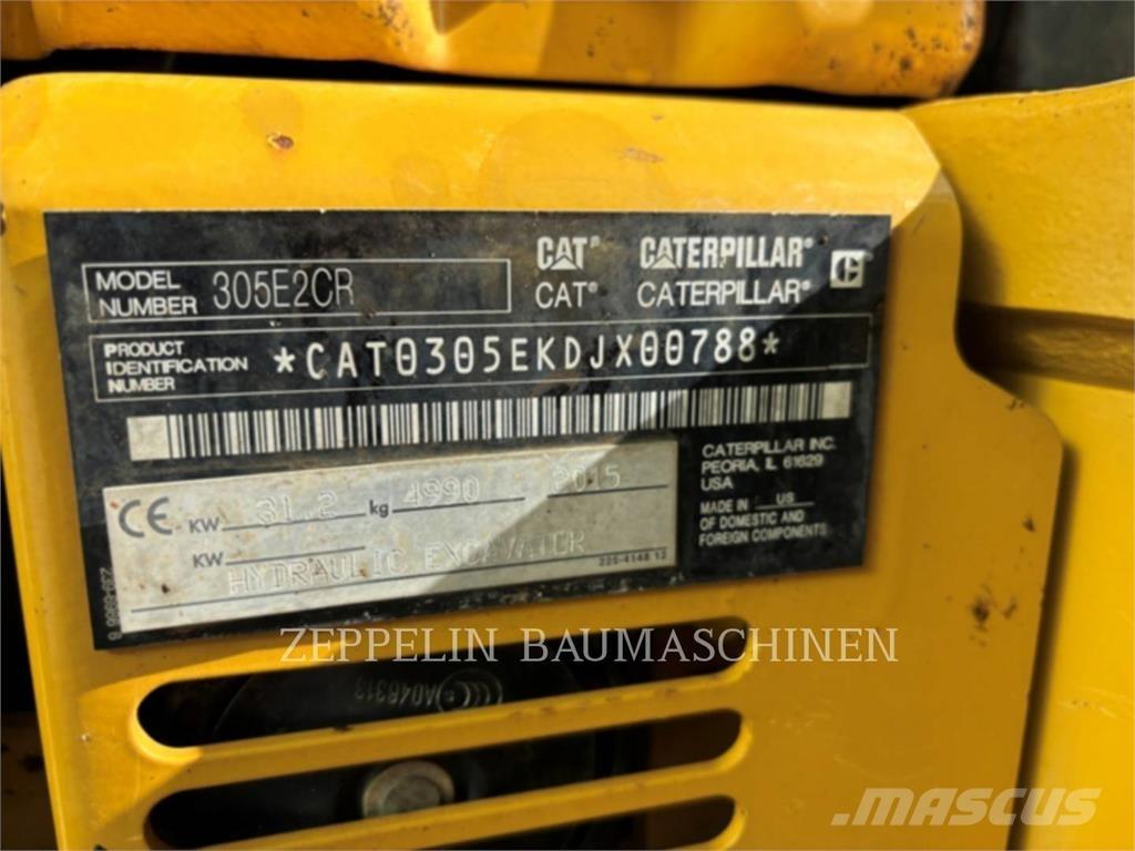 CAT 305ECR Pásová rýpadla