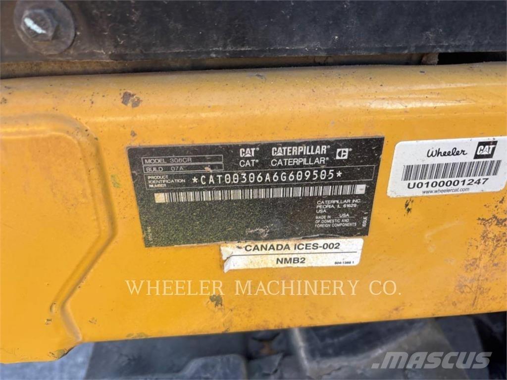 CAT 306 C3 TAQ Pásová rýpadla