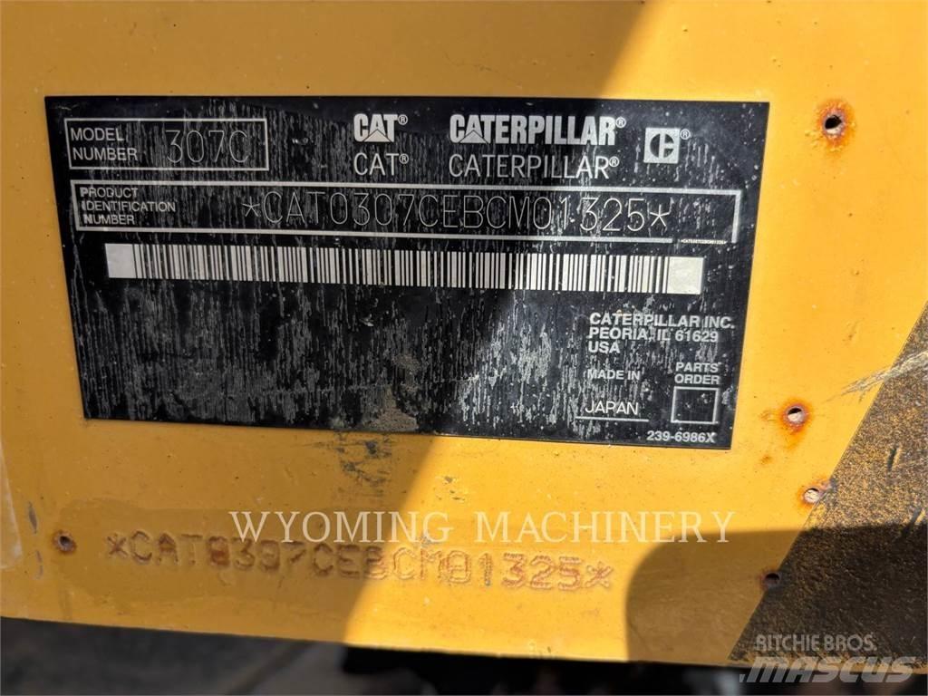 CAT 307C Pásová rýpadla